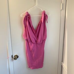 FP Beach Pink Sleeveless Mini Dress